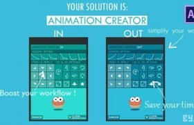 دانلود اسکریپت Animation Creator v1.36 برای افترافکت